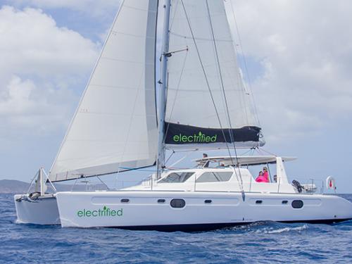 Cat Voyage 480 available for charter in Sopers Hole