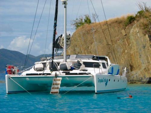 Katamaran Voyage 500 Yachtcharter in Road Harbour