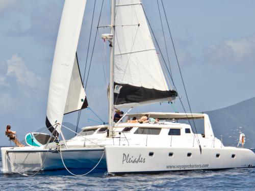 Catamaran Voyage 500 available for charter in Sopers Hole