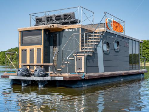 Houseboat Campi 400 for charter in Marina Buchholz