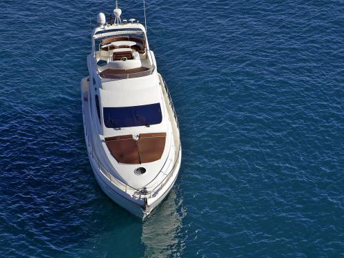 Motor yacht Aicon 56 Fly for charter in Flisvos Marina
