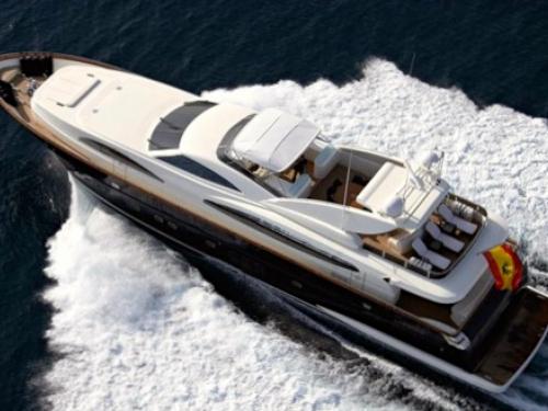 Motorboat Astondoa GLX 102 for hire in Ibiza Town