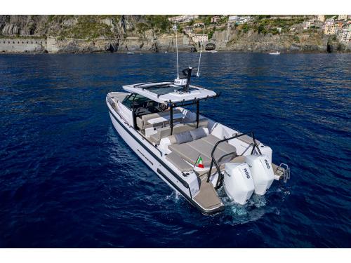 Motor yacht Axopar 37 for hire in Parikia