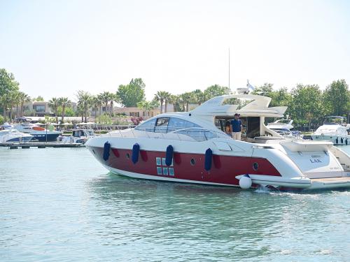 Motorboat Azimut 68 for charter in Pirgos Sani