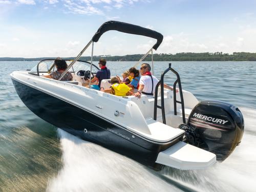 Motorboot Bayliner Element E7 Yachtcharter in Petrcane