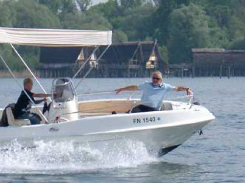 Motorboat Beluga 550 for rent in Unteruhldingen