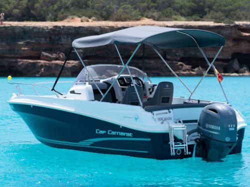 Motor yacht Cap Camarat 5.5 for charter in Marina Botafoch