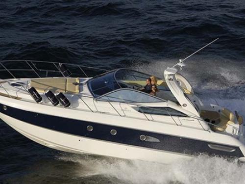 Yacht Cranchi 43 for hire in Tourlos Marina