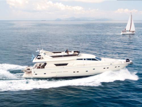 Motoryacht Ferretti 225 chartern in Athen