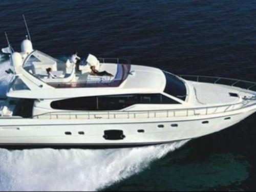 Motor yacht Ferretti 630 available for charter in ACI Marina Split