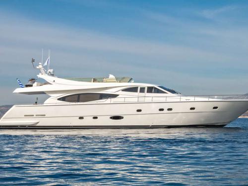 Motoryacht Ferretti 77 Yachtcharter in Athen