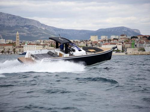 Motorboat Fjord 36 Open for charter in Marina Kastela