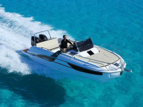 Motorboat Flyer 7.7 SUNdeck available for charter in ACI Marina Trogir