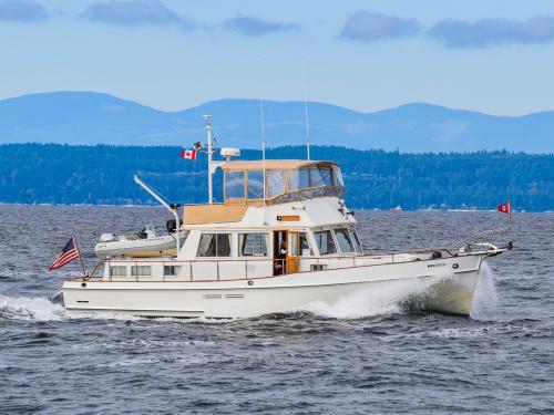 Motor yacht Grand Banks 46 available for charter in Bellingham