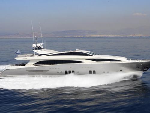 Motoryacht Guy Couach 121 chartern in Flisvos Marina