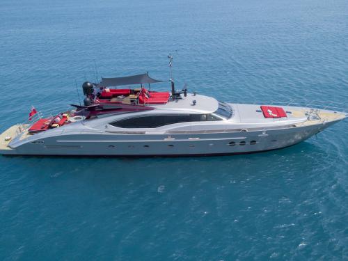 Motorboat Johnson 120 for rent in Port Vauban