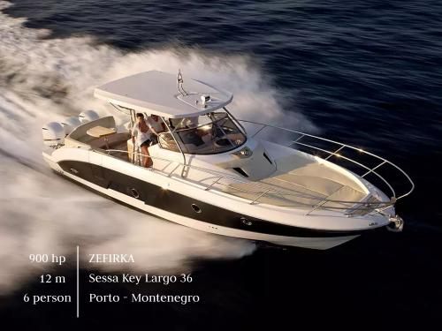Yacht Key Largo 36 Yachtcharter in Tivat