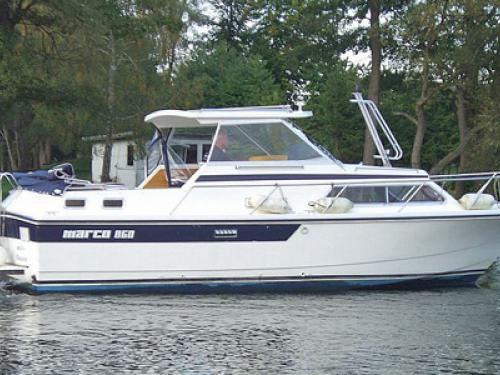 Motorboat Marco 860 AK for rent in Fuerstenberg