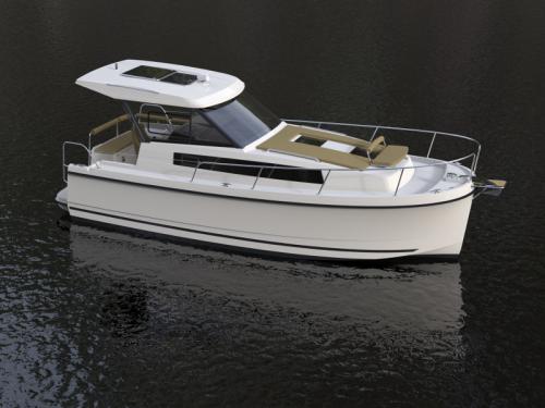 Motor yacht Nexus Revo 870 for charter in Wegorapa