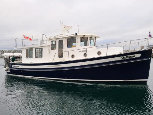 Motor yacht Nordic Tug 37 available for charter in Powell River