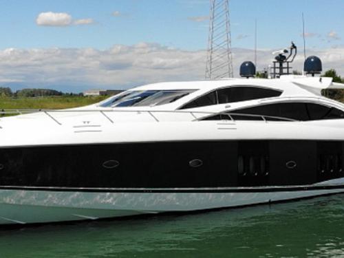 Motor yacht Predator 82 for hire in Marina Poltu Quatu
