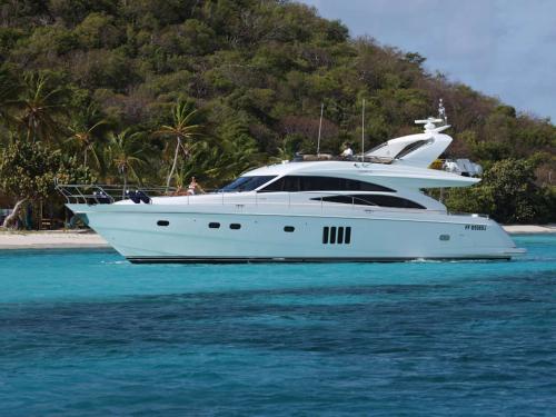 Motor yacht Princess 67 Fly for charter in Le Marin