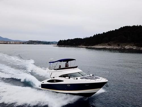 Motoryacht Regal 4080 Yachtcharter in Benitses Motoryacht Regal 4080 Yachtcharter in Benitses