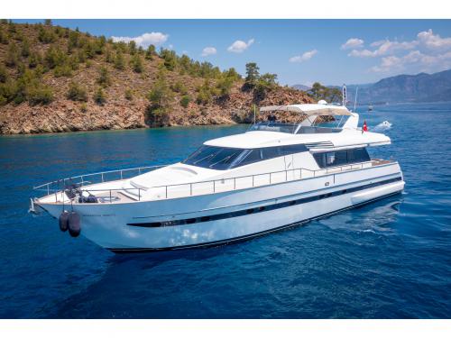 Motor yacht San Lorenzo 72 for hire in Goecek
