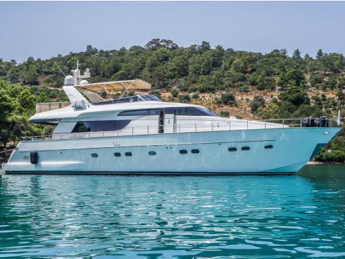 Motor yacht San Lorenzo 72 available for charter in Bodrum