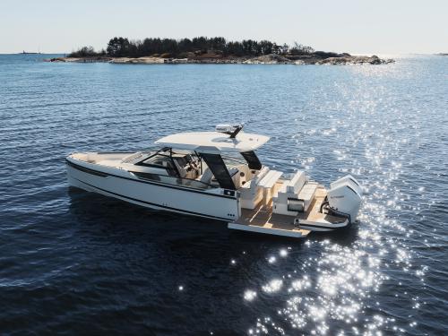 Motoryacht Saxdor 320 GTO Yachtcharter in Sitges
