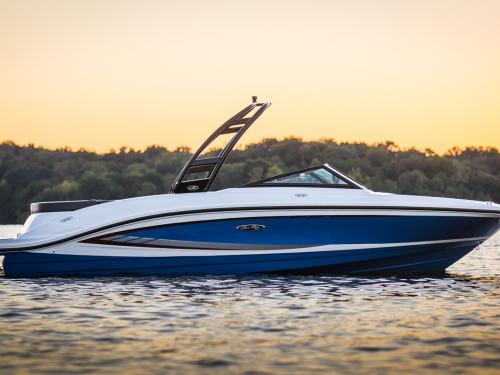 Motorboat Sea Ray 215 SPX for hire in Lazise