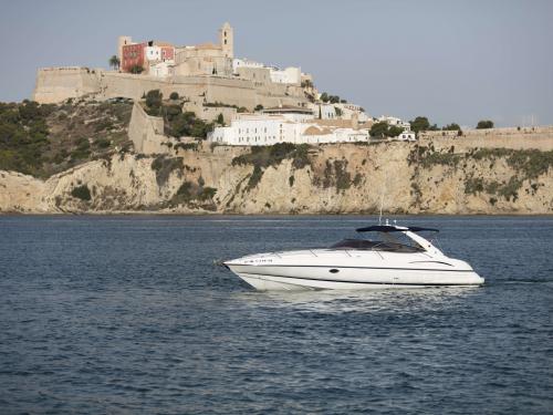 Motoryacht Superhawk 34 Yachtcharter in Marina Botafoch