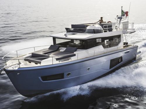 Motor yacht T43 for rent in Poltu Quatu