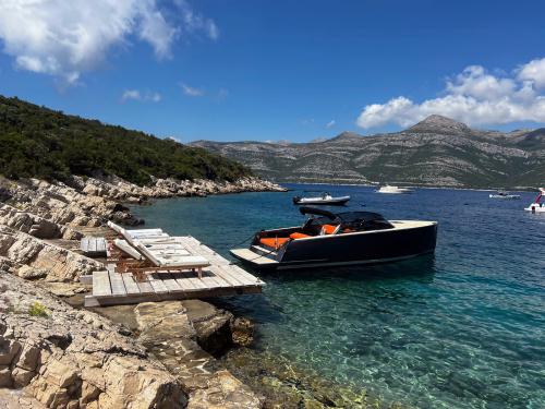 Motorboat VanDutch 32 available for charter in Komolac