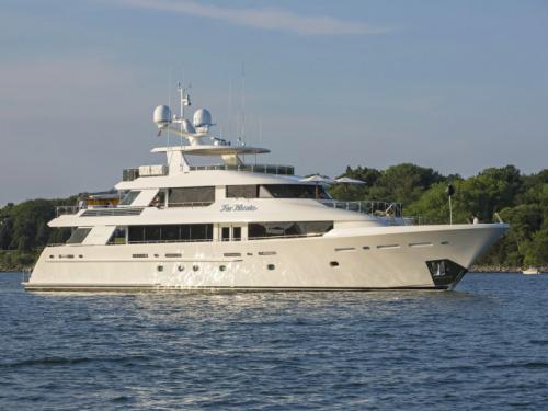 Yacht Westport 130 for hire in Marigot Bay Marina