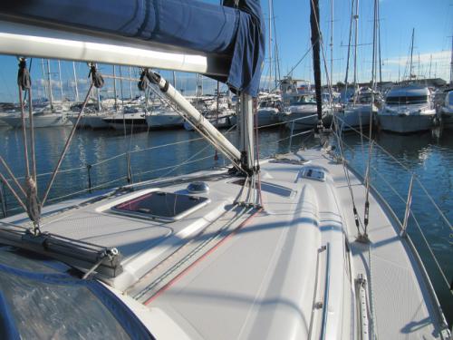 Segelboot Bavaria 37 Yachtcharter in Hafen von Alcudia