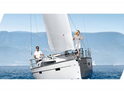 Sailing boat Bavaria 37 available for charter in Nea Peramos Marina