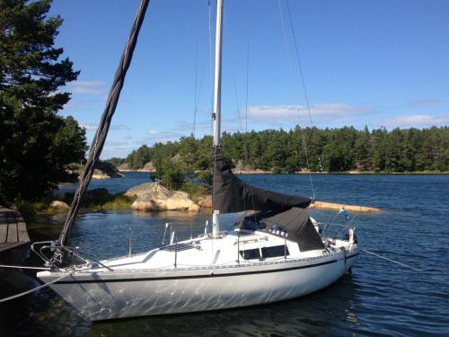 Sailing yacht Birdie 24 available for charter in Sabyvikens Marina