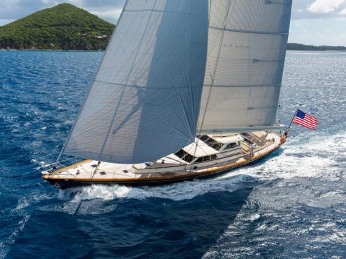 Luxury sailing yacht available for charter in Newport