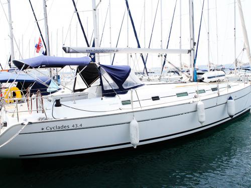 Yacht Cyclades 43.4 available for charter in Nettuno