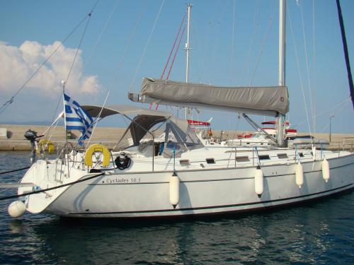 Sailing yacht Cyclades 50.5 for rent in Kos Marina