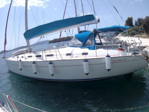 Sailing boat Cyclades 50.5 for charter in Perigiali