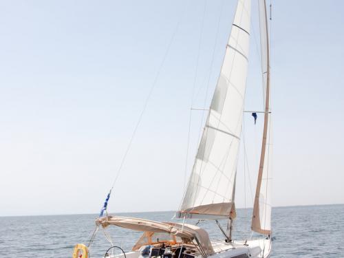 Sailboat Dufour 382 Grand Large available for charter in Nikiti Marina