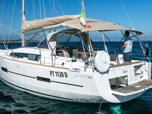 Sailing yacht Dufour 412 Grand Large available for charter in Marina di Portisco