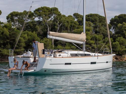 Sailing yacht Dufour 460 available for charter in Marina Le Marin
