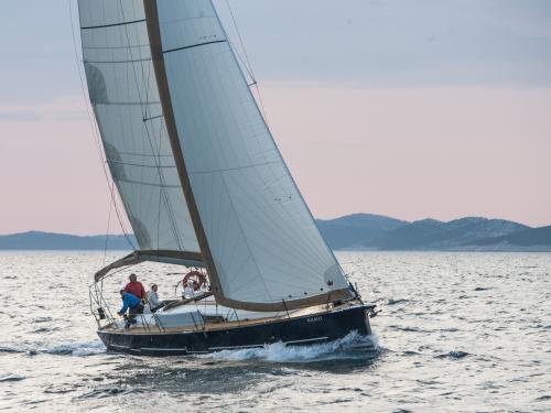 Yacht Dufour 460 Grand Large for hire in Primosten