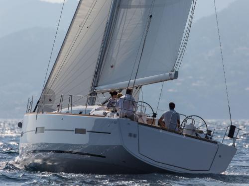 Yacht Dufour 460 Grand Large for charter in Marina Parikia Port