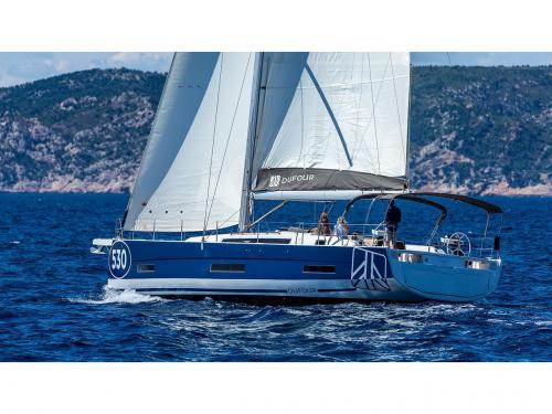 Yacht Dufour 530 available for charter in Portorosa