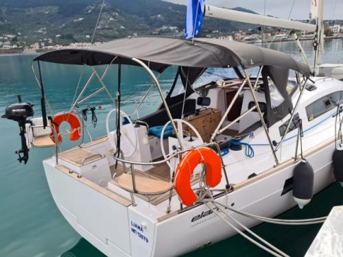 Sailing boat Elan 40 Impression available for charter in Alimos Marina Kalamaki