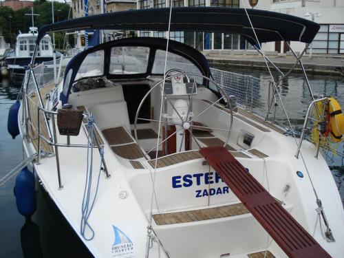 Sailboat Elan 431 available for charter in Marina Tankerkomerc
